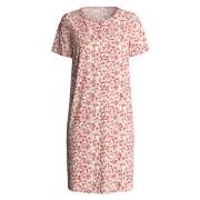 Calida Flower Nights Short Sleeve Sleepshirt Lakserosa bomull X-Small ...