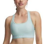 Under Armour BH Mid Crossback Sport Bra Mintgrønn polyester Large Dame
