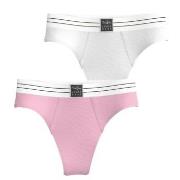 Björn Borg Truser 2P Original Thongs Rosa/Hvit økologisk bomull Medium...