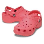 Crocs Classic Platform Clog Bringebærrød US W8 (EU 38-39) Dame