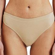 Bread and Boxers Cotton Thong Truser 2P Beige økologisk bomull X-Large...