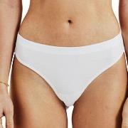 Bread and Boxers Cotton Thong Truser 2P Hvit økologisk bomull X-Large ...