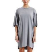 Bread and Boxers T-Shirt Dress Grå viskose Medium Dame