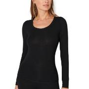 Schiesser Personal Fit Long Sleeve Shirt Svart Medium Dame