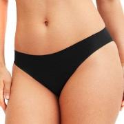 Calida Truser Natural Skin Seamless Brazilian Brief Svart Large Dame