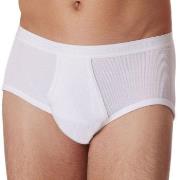 Schiesser Original Classics Sport Briefs Hvit bomull Large Herre