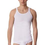Schiesser Original Classics Rib Undershirt 3XL-6XL Hvit bomull 5XL Her...