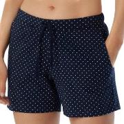Schiesser Women Mix and Relax Shorts Prikket bomull 44 Dame