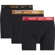 Nike 3P Everyday Essentials Cotton Stretch Boxer Rød/Svart bomull Smal...