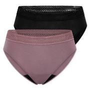 Schiesser Truser 2P Care Rio Period Pants Mixed bomull 48 Dame