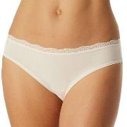 Schiesser Truser Unique Cotton Rio Brief With Lace Krem bomull 44 Dame
