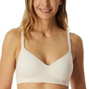 Schiesser BH Unique Cotton Soft Bra Krem bomull C 70 Dame
