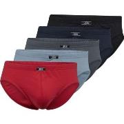 JBS 5P Organic Cotton Mini Slip Brief Svart/Rød økologisk bomull 2XL H...