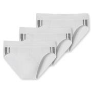 Schiesser 3P 95-5 Stretch Rio Slip 3XL-4XL Hvit bomull 3XL Herre
