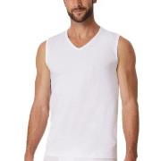 Schiesser 2P Cotton Tank Top V-Neck Hvit bomull Large Herre