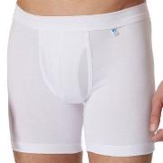 Schiesser Long Life Cotton Cyclist Boxer Hvit bomull Large Herre