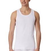 Schiesser Long Life Cotton Undershirt Hvit bomull Medium Herre