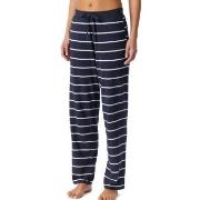 Schiesser Mix and Relax Long Cotton Pants Marine Stripet bomull 36 Dam...