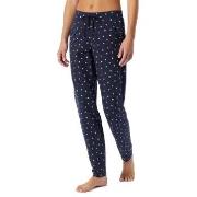 Schiesser Women Mix and Relax Cotton Pants Hvit/Marine bomull 44 Dame