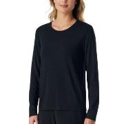 Schiesser Women Mix and Relax Longsleeved Shirt Svart modal 40 Dame