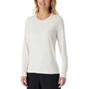 Schiesser Women Mix and Relax Longsleeved Shirt Benhvit modal 38 Dame