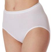 Schiesser Truser Luxury High Waist Pants Hvit bomull 38 Dame