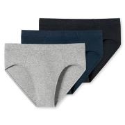 Schiesser 3P Supermini Organic Cotton Briefs Mixed bomull Medium Herre