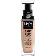 Can't Stop Won't Stop Foundation,  NYX Professional Makeup Foundation