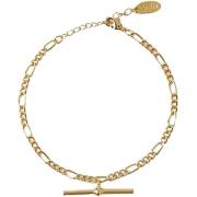 Orelia T-Bar Chunky Fiagaro Bracelet Pale Gold