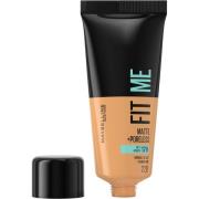 Maybelline Fit Me Matte & Poreless Foundation 220 Natural Beige - 30 m...