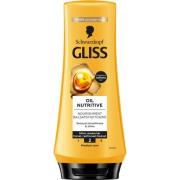 Schwarzkopf Gliss Nourishment Conditioner Oil Nutritive For Strawy & D...