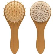 ARC of Sweden Wooden Hair Brush Set