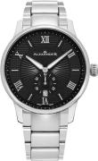 Alexander Herreklokke A102B-02 Statesman Sort/Stål Ø42 mm