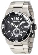 Invicta Herreklokke 1341 Pro Diver Sort/Stål Ø48 mm