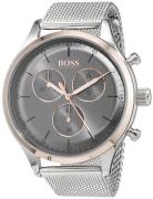 Hugo Boss Herreklokke 1513549 Chronograph Grå/Stål Ø42 mm