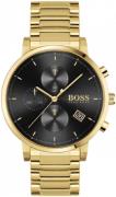 Hugo Boss Herreklokke 1513781 Integrity Sort/Gulltonet stål Ø43 mm