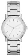 DKNY Dameklokke NY2342 Soho Hvit/Stål Ø34 mm