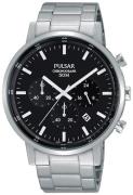 Pulsar Herreklokke PT3885X1 Sport Sort/Stål Ø42 mm