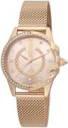 Just Cavalli Dameklokke JC1L095M0075 Rosegullfarget/Rose-gulltonet