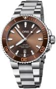 Oris Herreklokke 01 733 7730 4152-07 8 24 05PEB Diving Brun/Stål