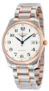 Longines Herreklokke L2.793.5.79.7 Master Sølvfarget/18 karat rosé