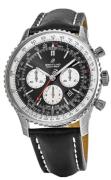 Breitling Herreklokke AB0127211B1X1 Navitimer 01 46Mm Sort/Lær Ø46