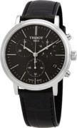 Tissot Herreklokke T122.417.16.051.00 Carson Sort/Lær Ø41 mm