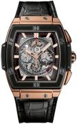 Hublot Herreklokke 601.OM.0183.LR Big Bang 45mm Skjelettkuttet/Gummi