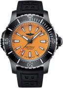 Breitling Herreklokke E17369241I1S1 Superocean Ii 48 Orange/Gummi