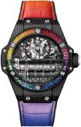 Hublot Herreklokke 911.QD.0123.LR.4099 Big Bang 45Mm Sort/Gummi Ø45