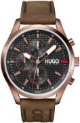 Hugo Boss Herreklokke 1530162 Chase Sort/Lær Ø46 mm