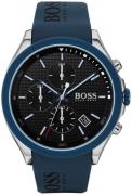 Hugo Boss Herreklokke 1513717 Sort/Gummi Ø44 mm