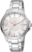 Ferrè Milano Herreklokke FM1G157M0041 Lenio Sølvfarget/Stål Ø42 mm