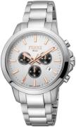 Ferrè Milano Herreklokke FM1G153M0051 John Sølvfarget/Stål Ø44 mm